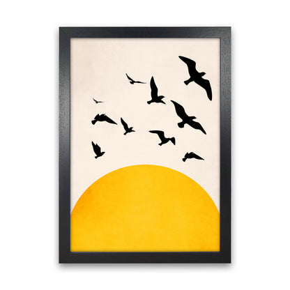 Wings To Fly X Art Print by Kubistika Black Grain