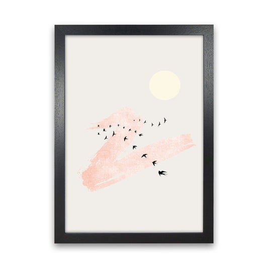 Sun and Heaven Art Print by Kubistika Black Grain
