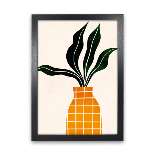 Peter, The Plant Art Print by Kubistika Black Grain