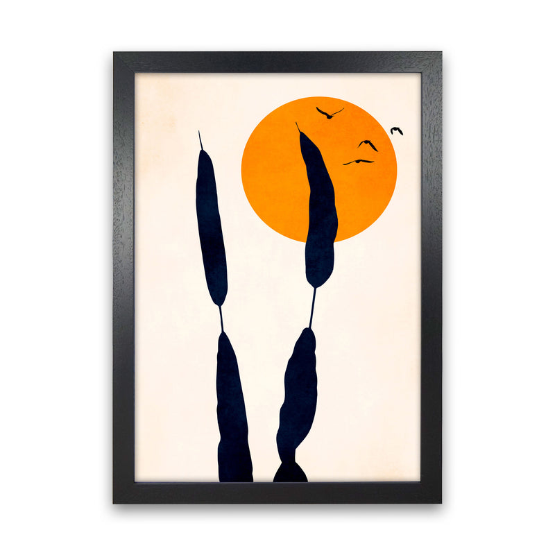 Night And Day Art Print by Kubistika Black Grain