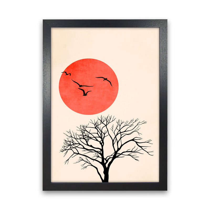 Fly Art Print by Kubistika Black Grain