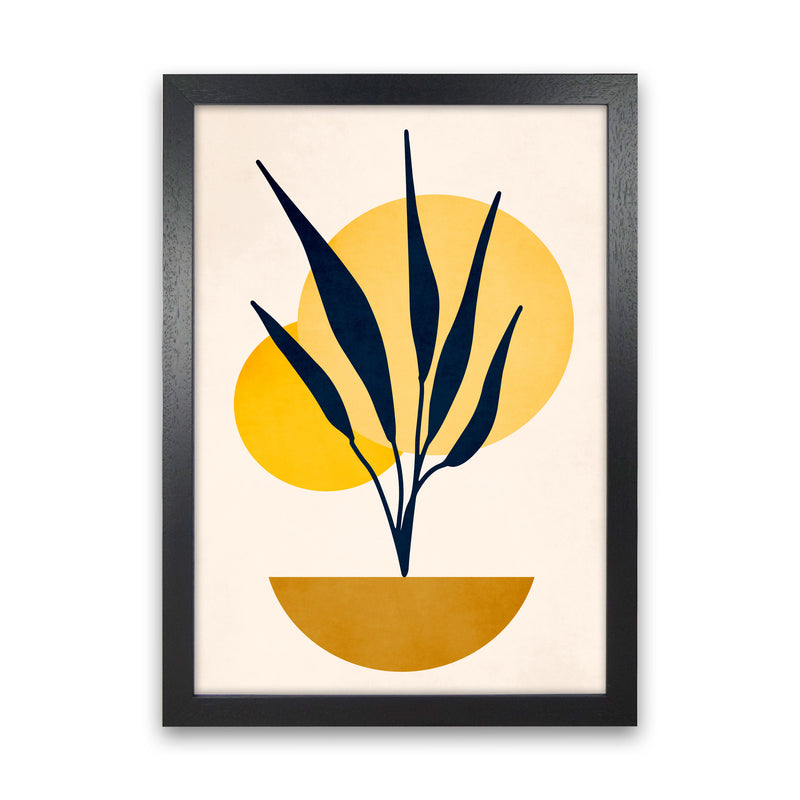 Copenhagen No.5 Art Print by Kubistika Black Grain