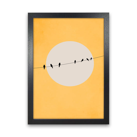 Chirping And Chilling (At Day) Art Print by Kubistika Black Grain
