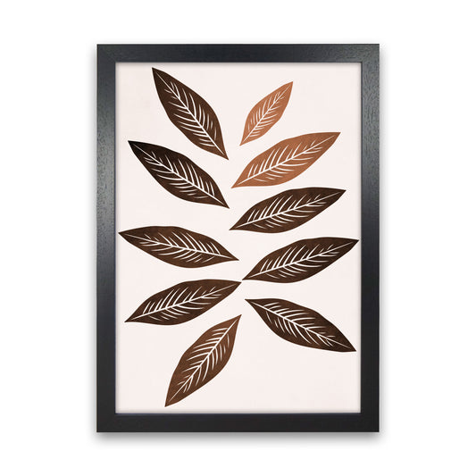 Autumn Bouquet Art Print by Kubistika Black Grain