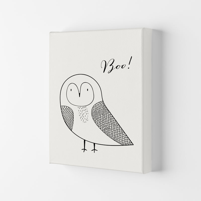 Boo Nursery Animal Art Print by Kubistika Canvas