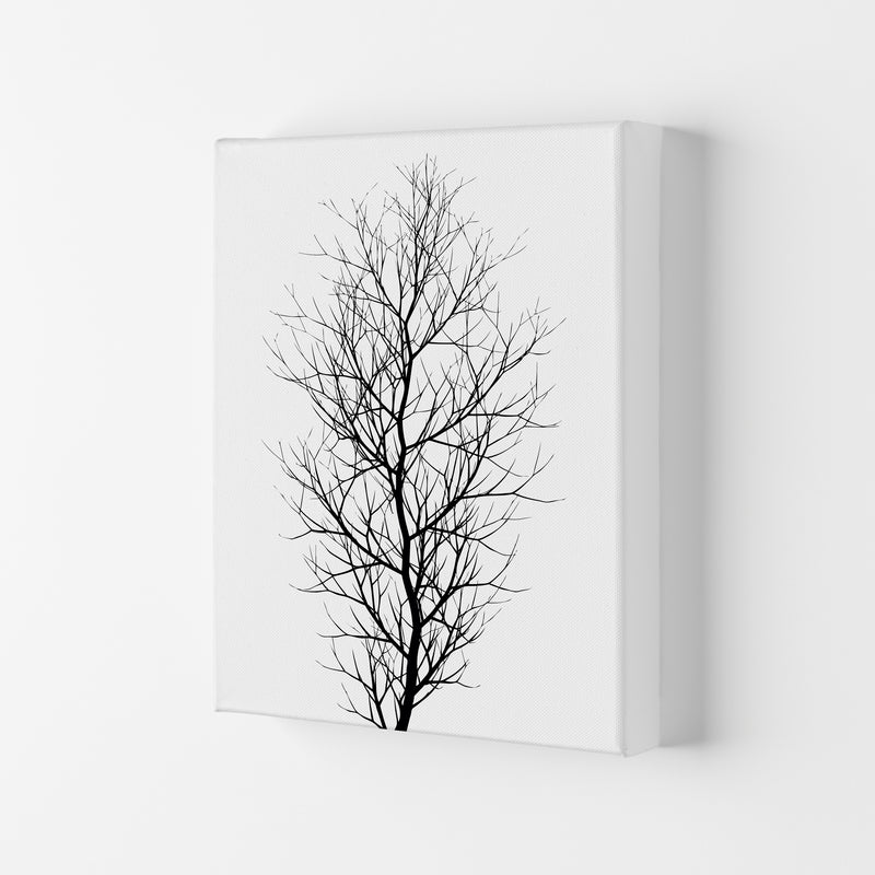 The Tree - BLACK Contemporary Art Print by Kubistika Canvas