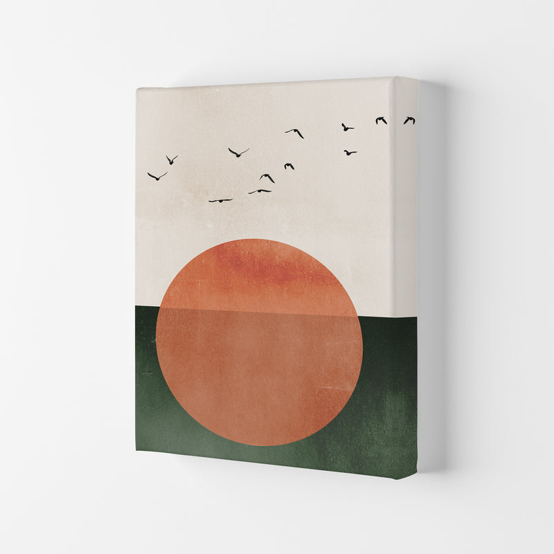 A Day At The Ocean  Modern Contemporary Art Print by Kubistika Canvas