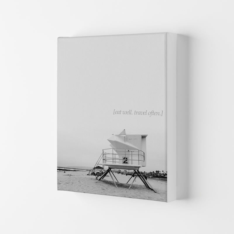 Eat Well Travel Often Photography Art Print by Kubistika Canvas