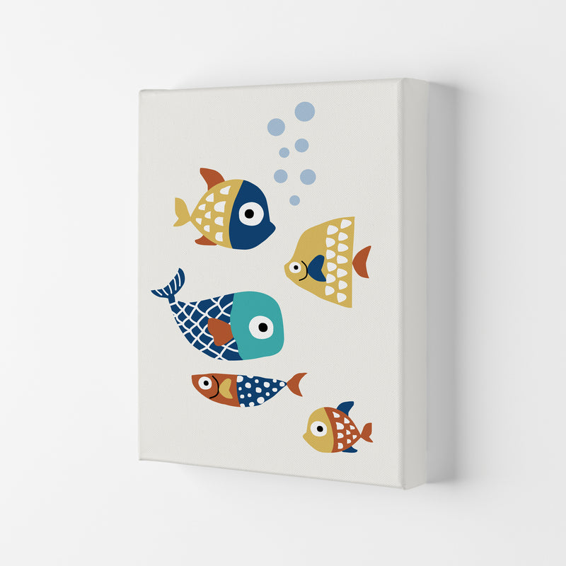 Little Friends Childrens Nursery Art Print by Kubistika Canvas