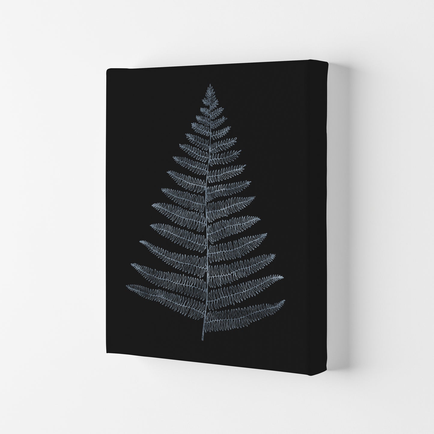 Botanica Minimalistica - BLEU Modern Art Print by Kubistika Canvas