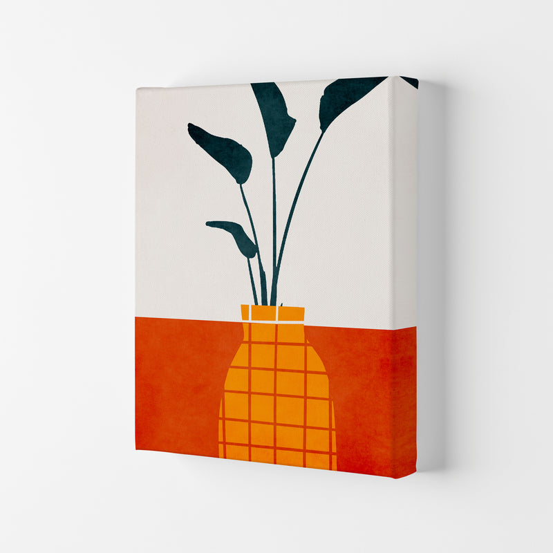 Kitchen Table With Plant Art Print by Kubistika Canvas
