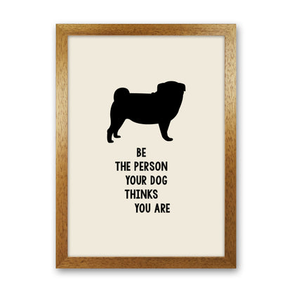 Be Kind Quote Art Print by Kubistika Oak Grain
