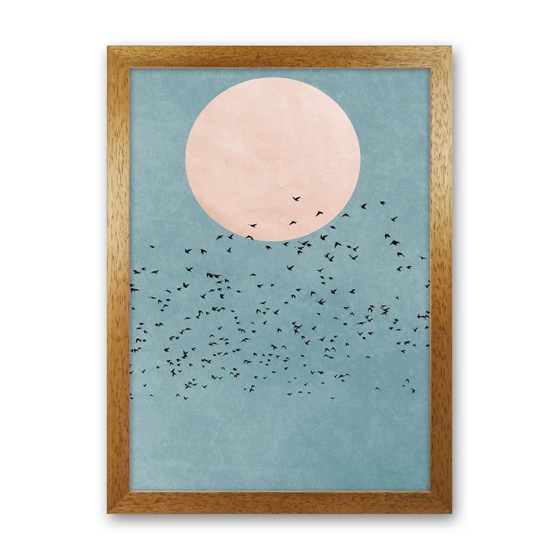 A Fly Away Modern Contemporary Art Print by Kubistika Oak Grain
