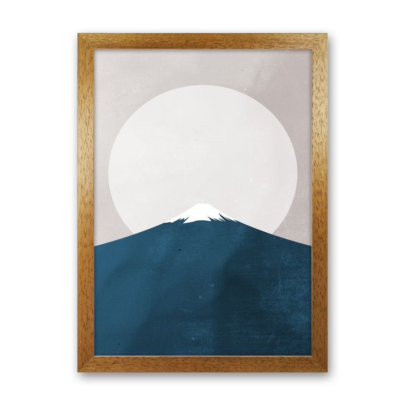 Himalaya Contemporary Art Print by Kubistika Oak Grain