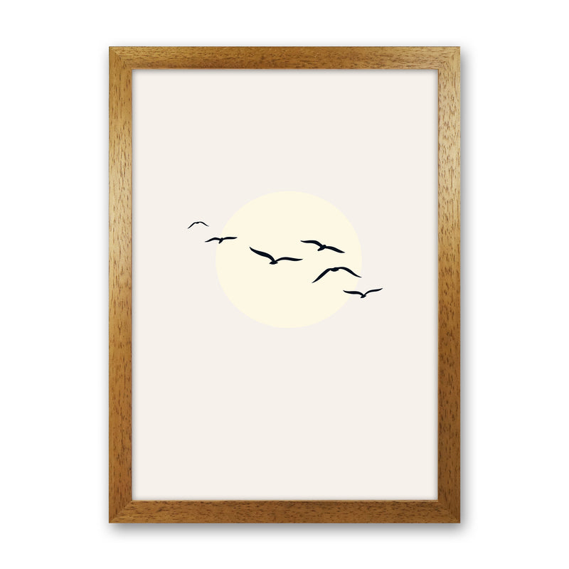Adorable Skies Contemporary Art Print by Kubistika Oak Grain