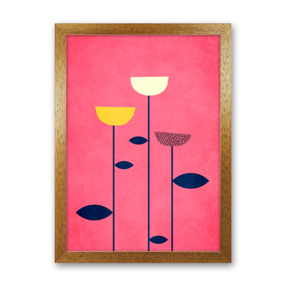 We are family Contemporary Art Print by Kubistika Oak Grain