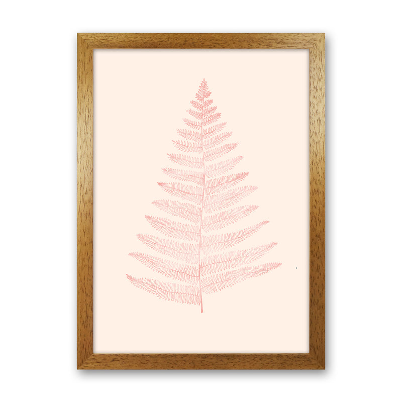 Botanica Minimalistica - ROUGE Modern Art Print by Kubistika Oak Grain