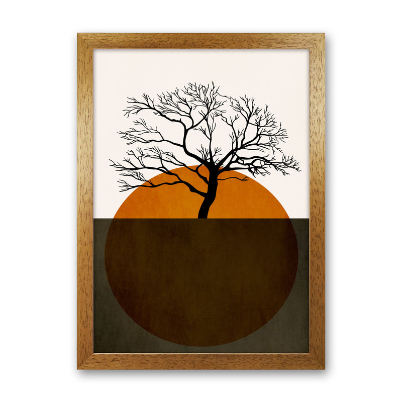 Sunny Days Of Silence Art Print by Kubistika Oak Grain