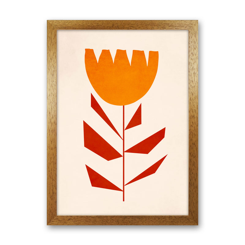Ruby Tuesday Art Print by Kubistika Oak Grain