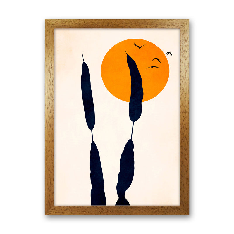 Night And Day Art Print by Kubistika Oak Grain