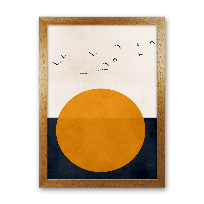 Melody Of Life Art Print by Kubistika Oak Grain
