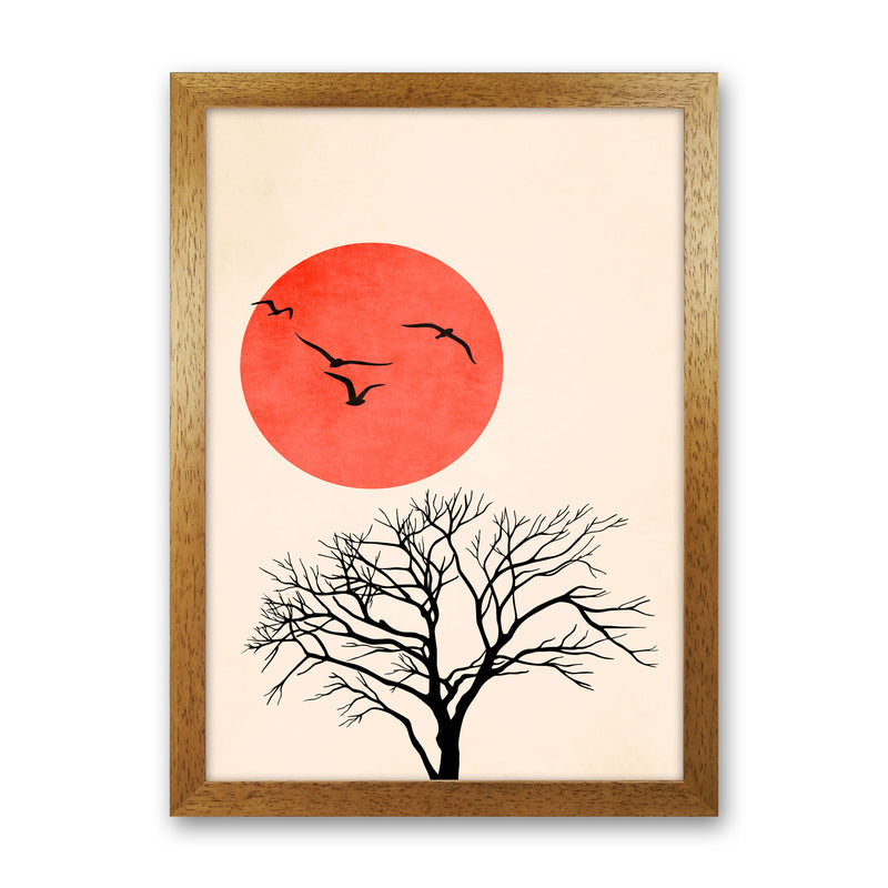 Fly Art Print by Kubistika Oak Grain