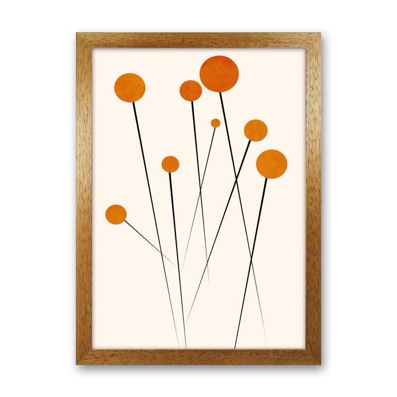 Dreaming Daisies Art Print by Kubistika Oak Grain