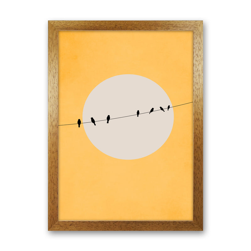 Chirping And Chilling (At Day) Art Print by Kubistika Oak Grain