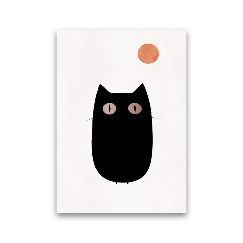 The Cat Contemporary Art Print by Kubistika Print Only