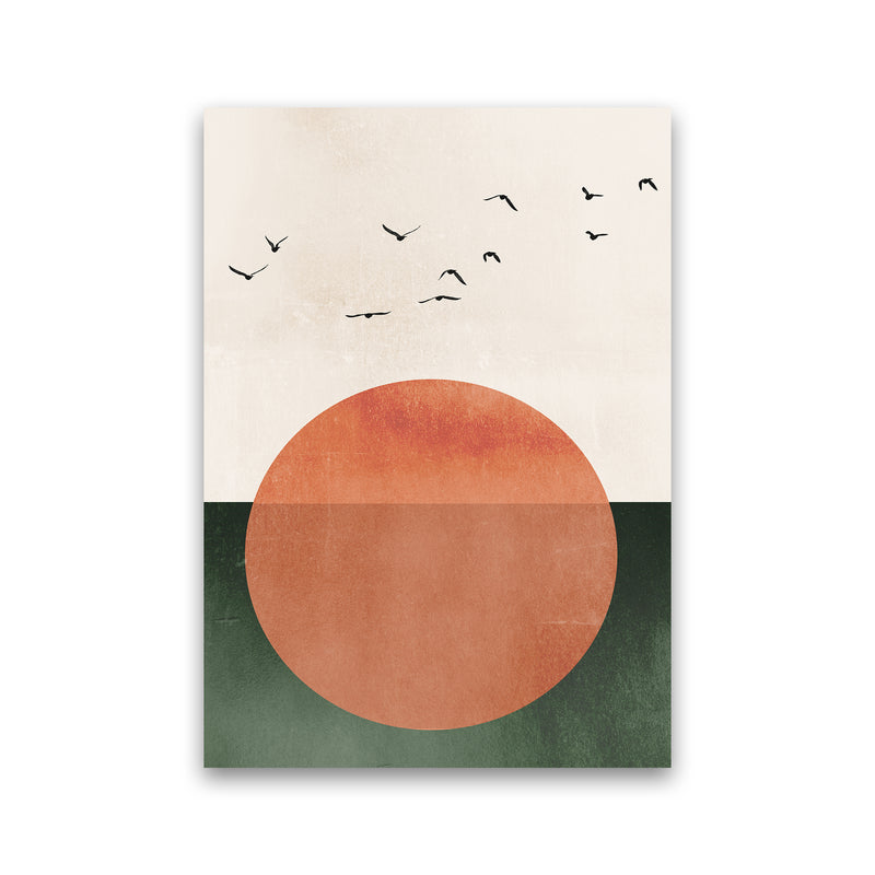 A Day At The Ocean  Modern Contemporary Art Print by Kubistika Print Only