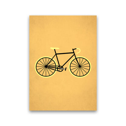 Bicycle Love Modern Art Print by Kubistika Print Only