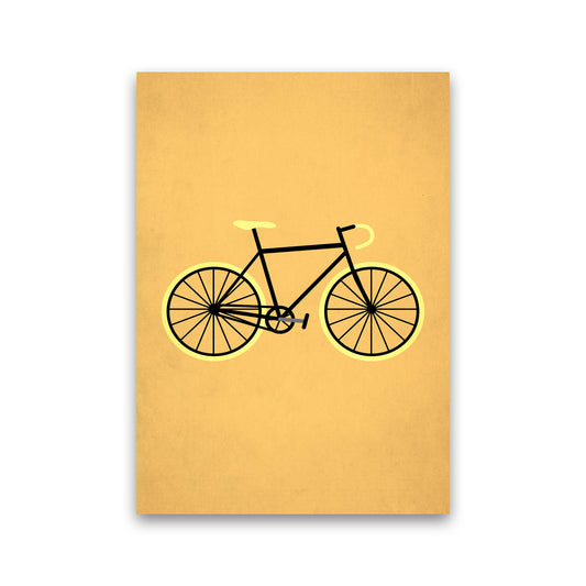 Bicycle Love Modern Art Print by Kubistika Print Only