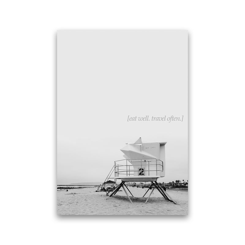 Eat Well Travel Often Photography Art Print by Kubistika Print Only