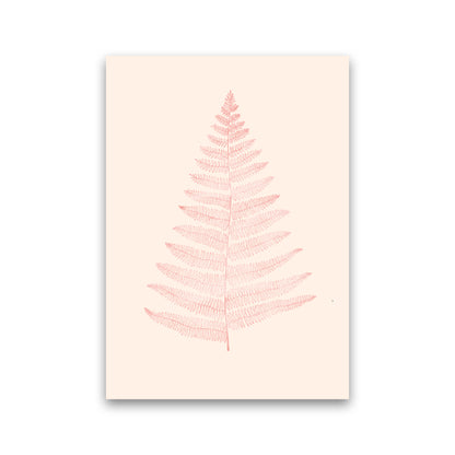 Botanica Minimalistica - ROUGE Modern Art Print by Kubistika Print Only