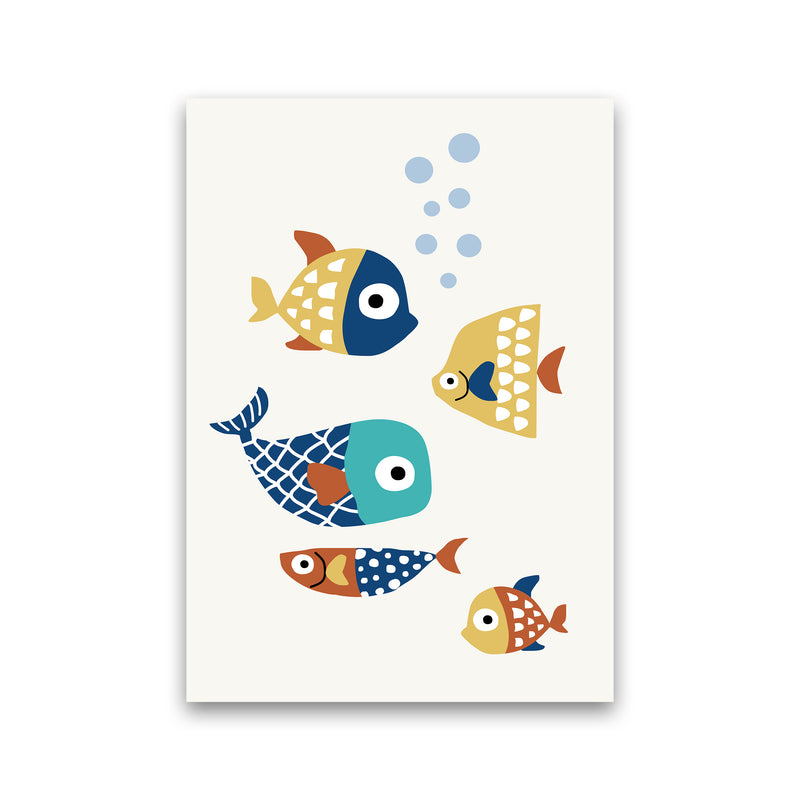 Little Friends Childrens Nursery Art Print by Kubistika Print Only