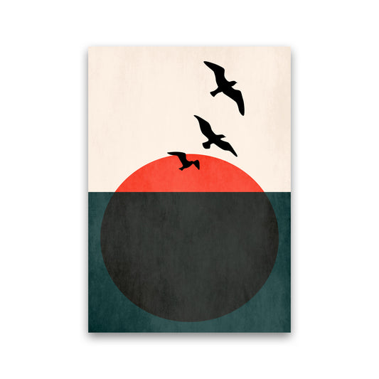 Sunset Breeze Z Art Print by Kubistika Print Only