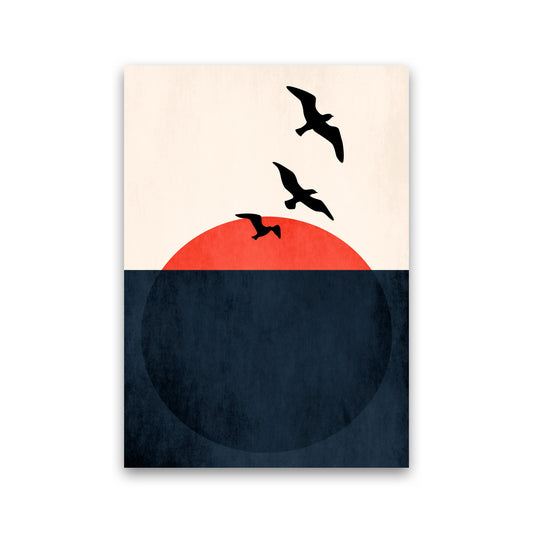 Sunset Breeze Y Art Print by Kubistika Print Only