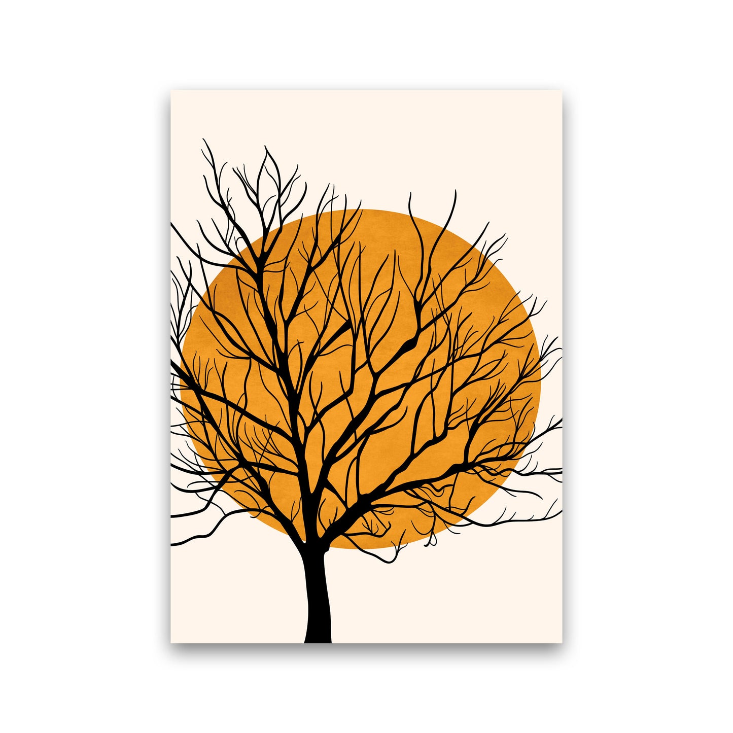 Hiding Sun Art Print by Kubistika Print Only