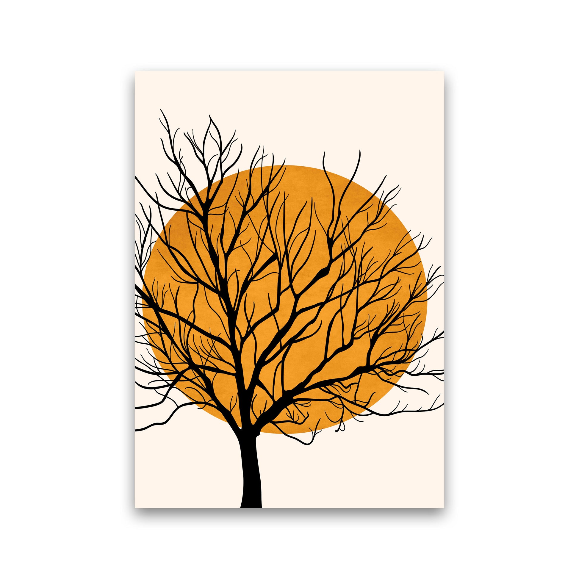 Hiding Sun Art Print by Kubistika Print Only