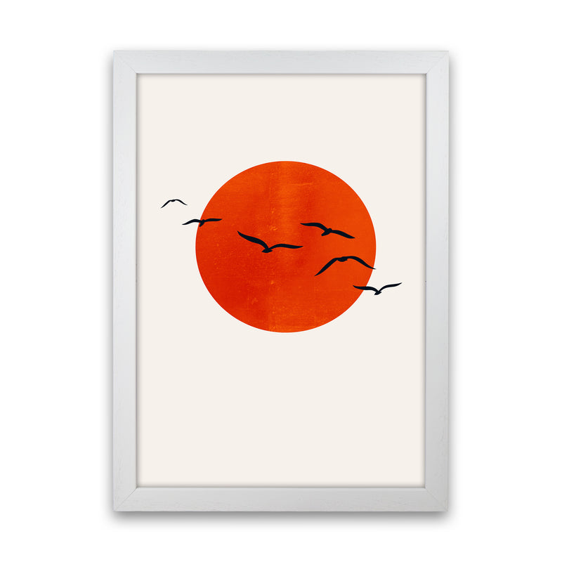 A Beautiful Day Modern Contemporary Art Print by Kubistika White Grain