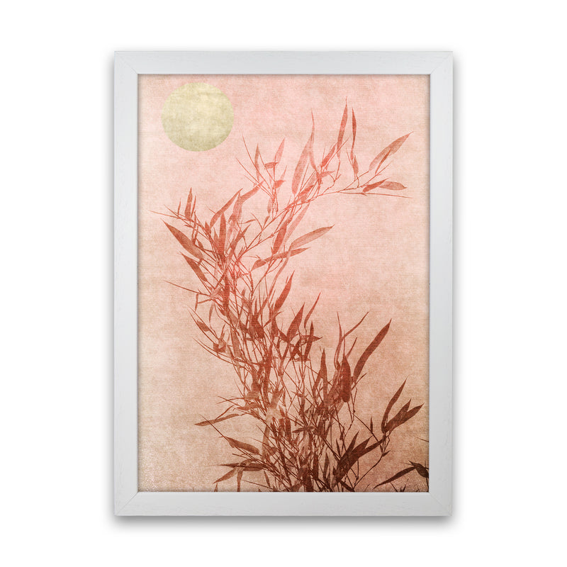 Sentimental Touch Contemporary Art Print by Kubistika White Grain