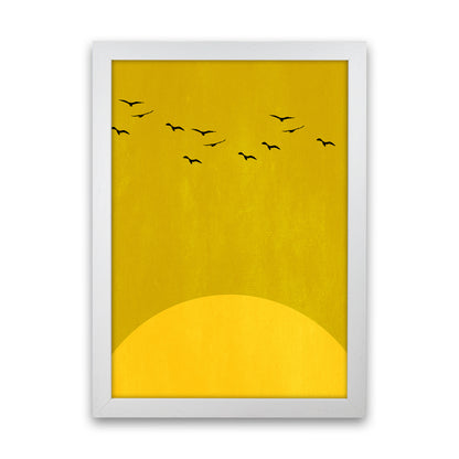 Sundance Contemporary Art Print by Kubistika White Grain