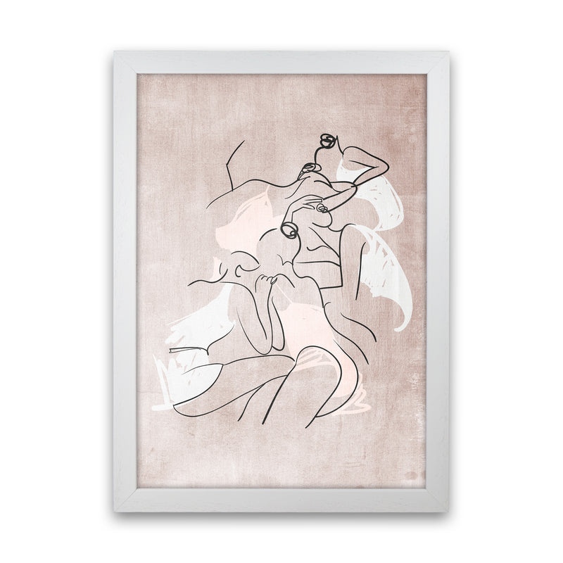 Les Femmes Fatales Contemporary Art Print by Kubistika White Grain