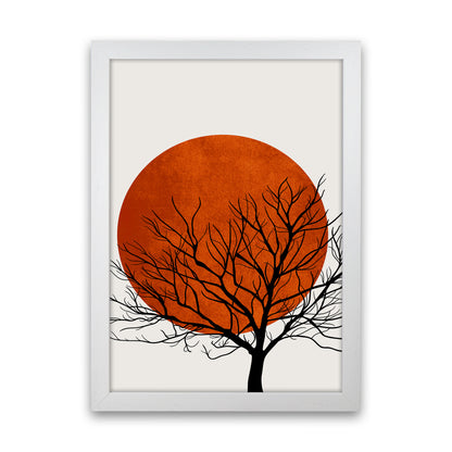 A Blooming Oak  Modern Contemporary Art Print by Kubistika White Grain
