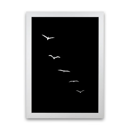 Heavenly Creatures - DARK  Contemporary Art Print by Kubistika White Grain