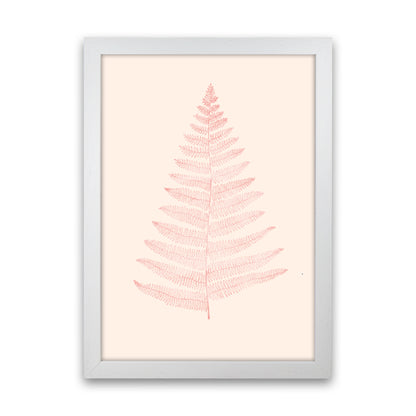 Botanica Minimalistica - ROUGE Modern Art Print by Kubistika White Grain