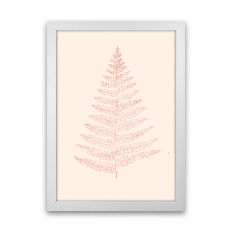 Botanica Minimalistica - ROUGE Modern Art Print by Kubistika White Grain