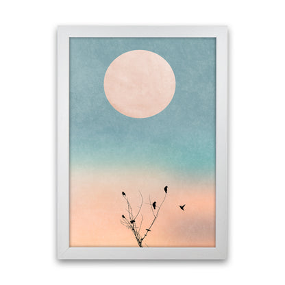 Waking Up Warm Contemporary Art Print by Kubistika White Grain