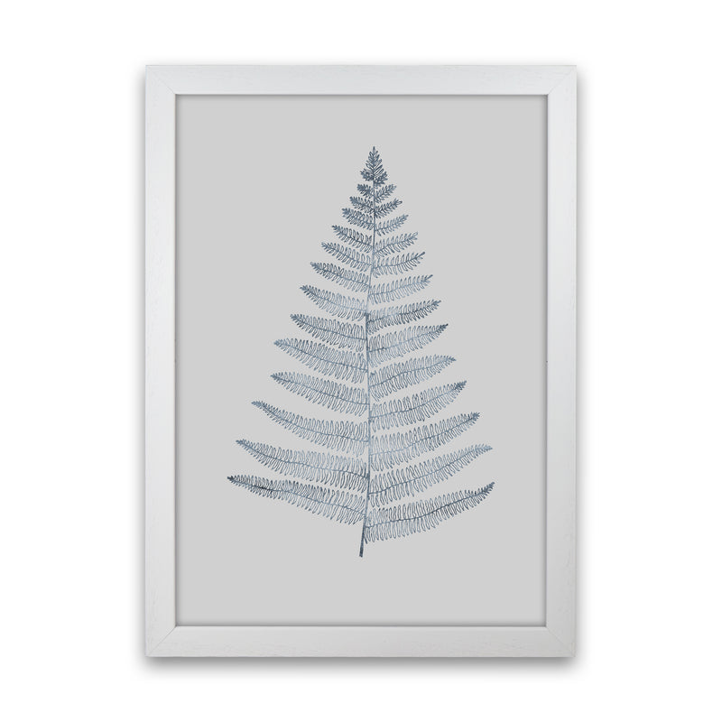 Botanica Minimalistica - GREY Modern Art Print by Kubistika White Grain