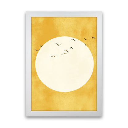 A Daylight Journey  Modern Contemporary Art Print by Kubistika White Grain